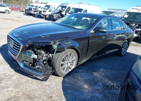 2018 Genesis G80 3.8 из США, поврежденный, VIN KMHGN4JE9JU249033